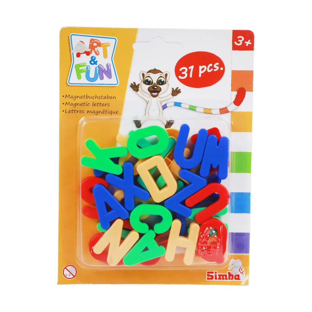 104591456 SIMBA ART & FUN MAGNETIC LETTERS 31PC