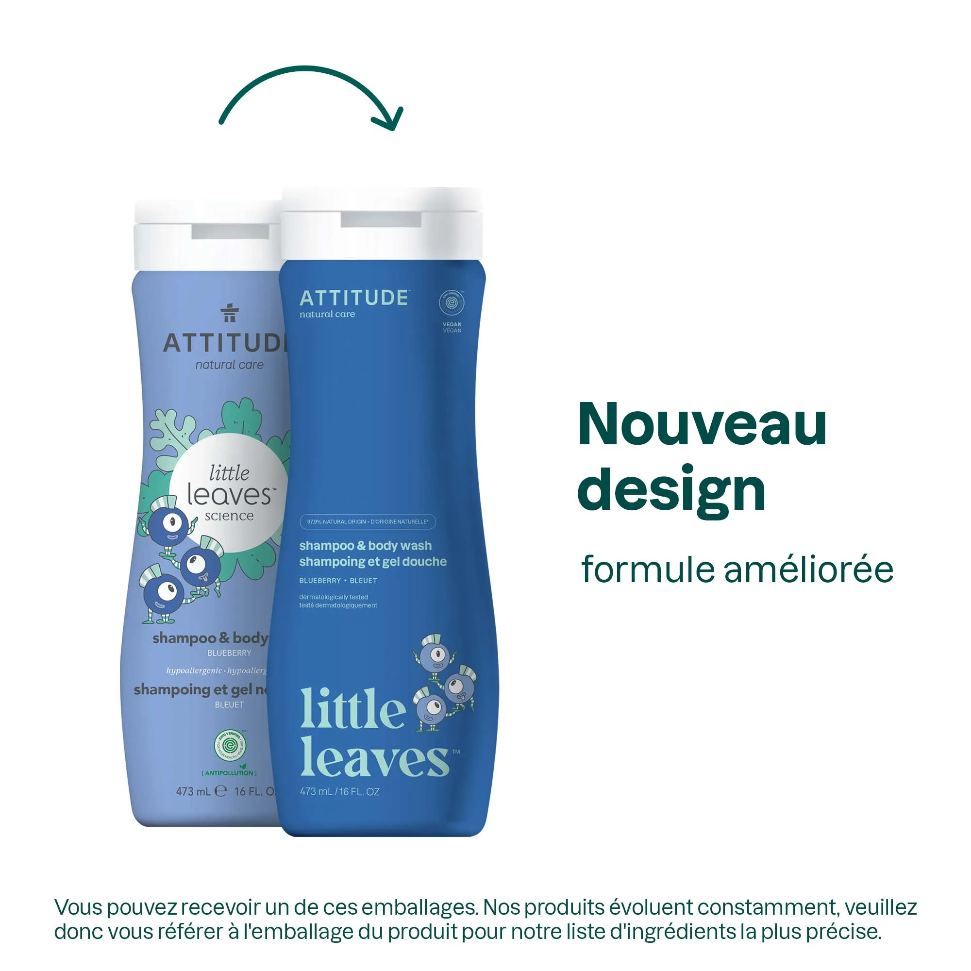 2-in-1 shampoo and body wash : LITTLE LEAVES™