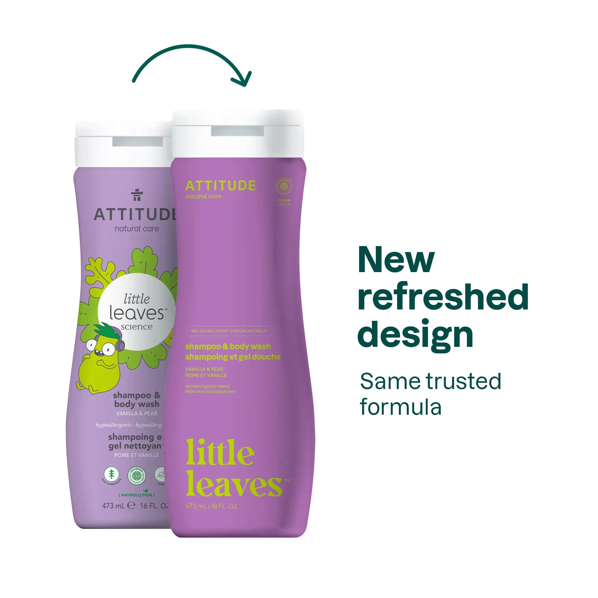 2-in-1 shampoo and body wash : LITTLE LEAVES™