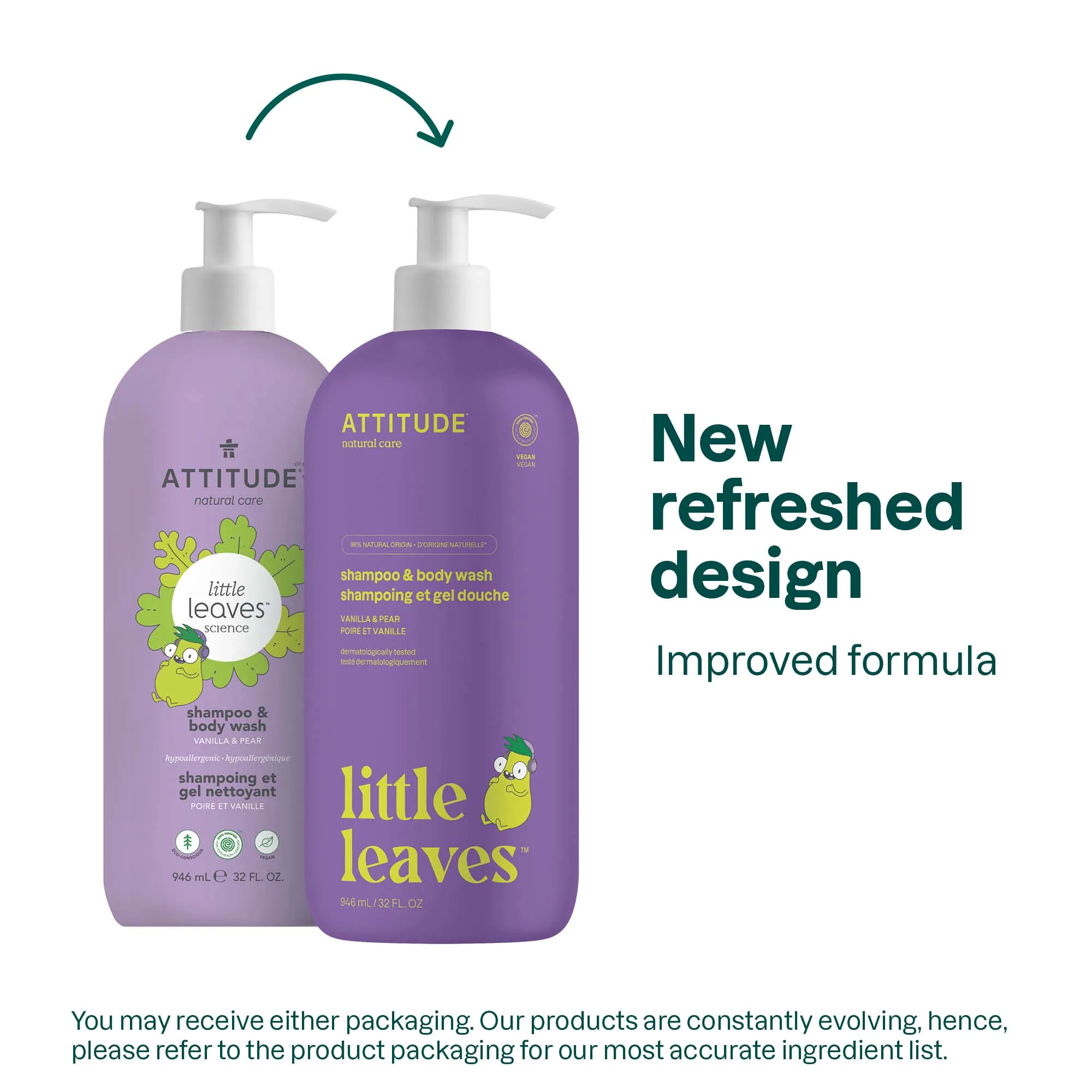 2-in-1 shampoo and body wash : LITTLE LEAVES™