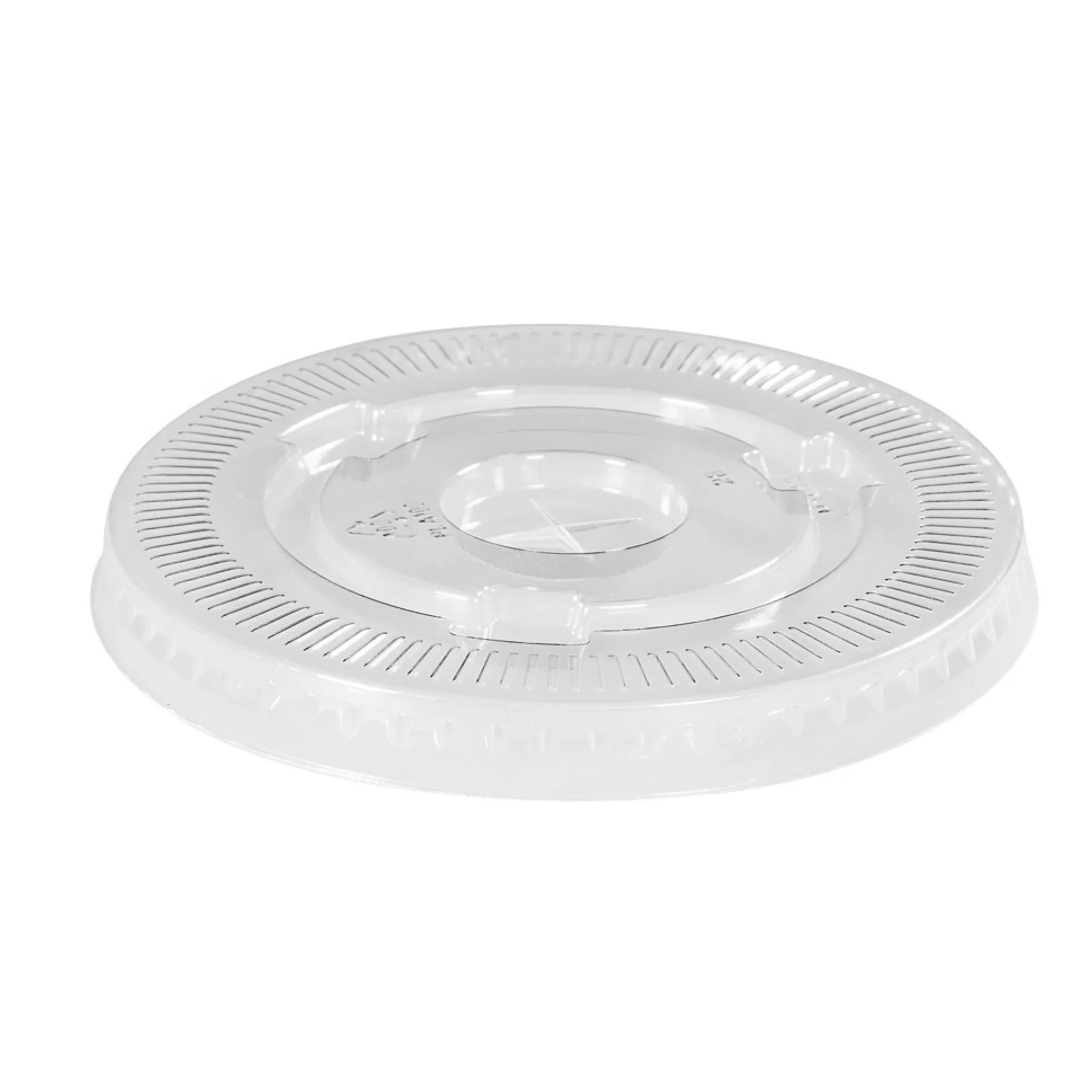 25-33oz PP Plastic Cold Cup Flat Lid 120mm - Clear (1000 per case)