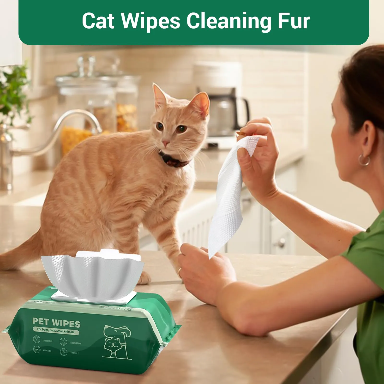 400 Unscented Dog Wipes for Paws and Butt Large Thick Puppy Wipes for Dogs Face and Body Dog Wipes Cleaning Deodorizing Cat Wipes Cleaning Fur and Butt Big Doggie Wipes Doggy Wipes Bum Dog Ear Wipes