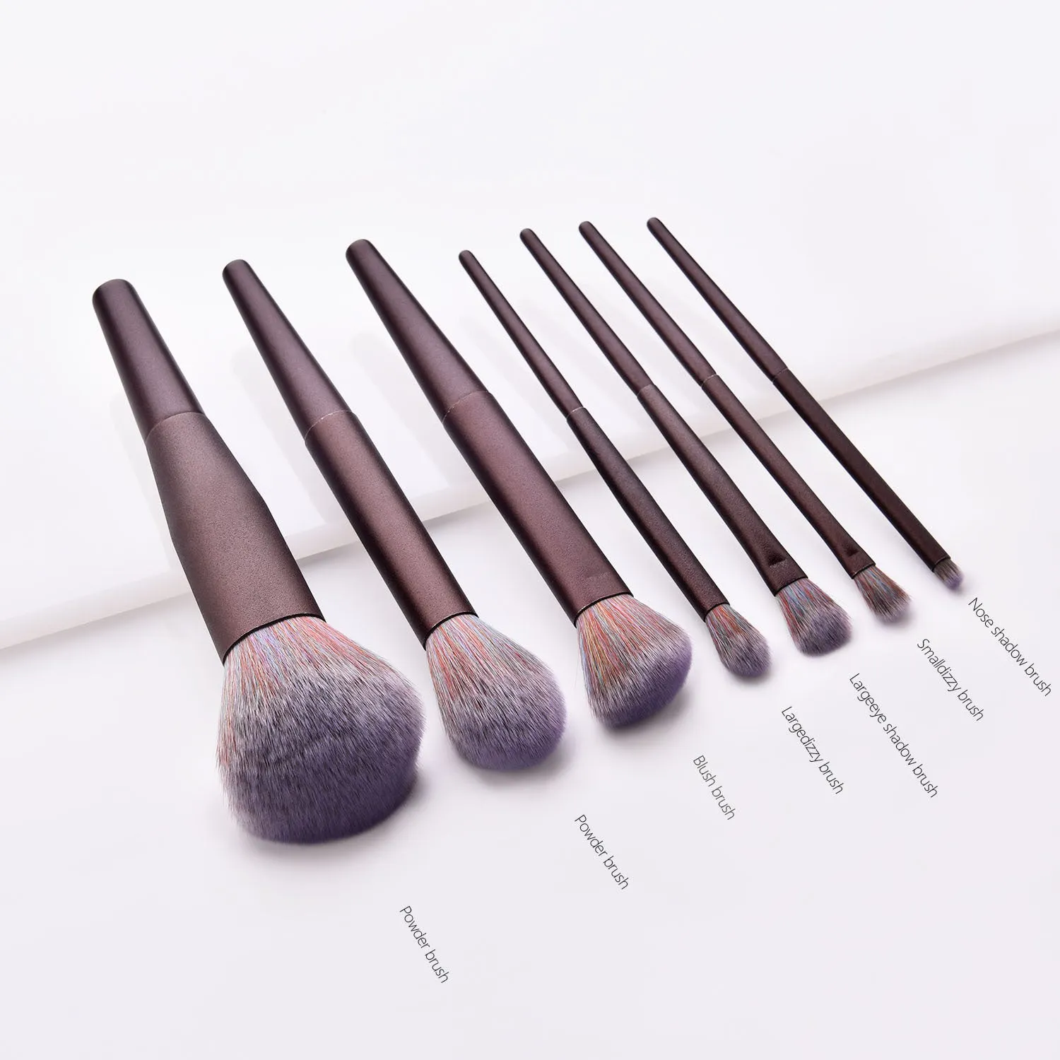 7 Piece Purple Passion PRO Sleek Brush Set - MQO 12 pcs