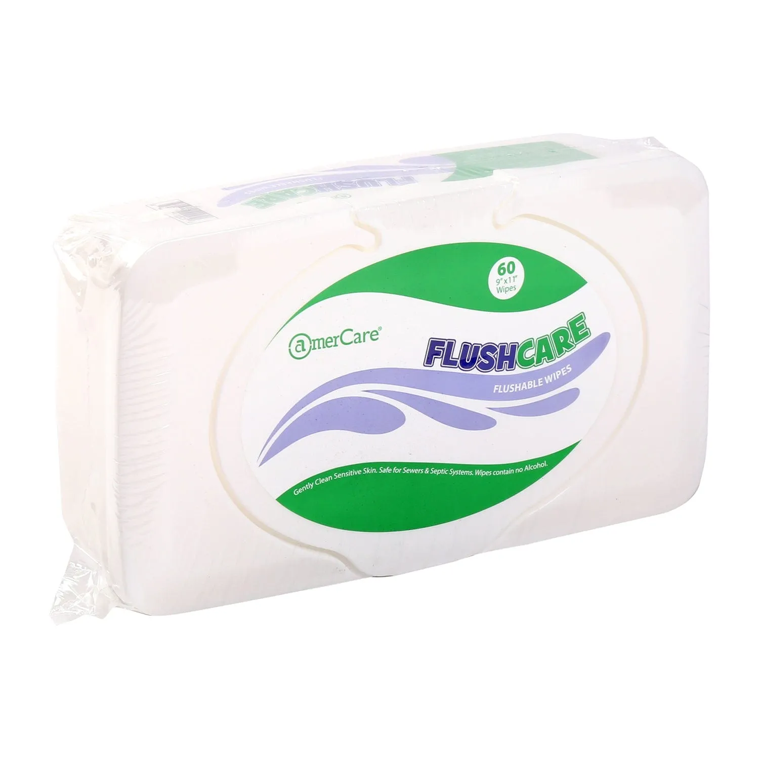 9" x 11" Spunlace Flushable Wipes, Case of 540