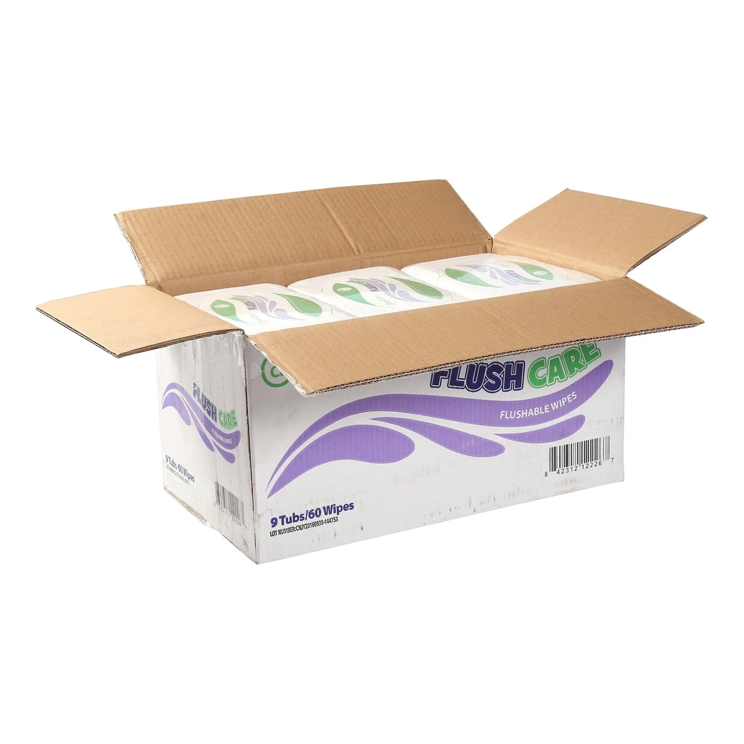 9" x 11" Spunlace Flushable Wipes, Case of 540