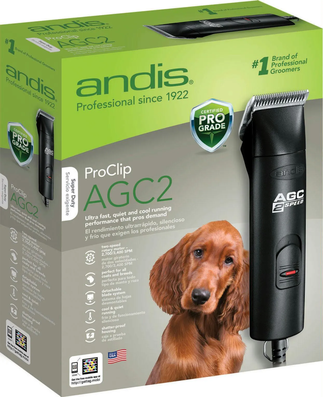 Agc2 2 Speed Professional Animal Clipper