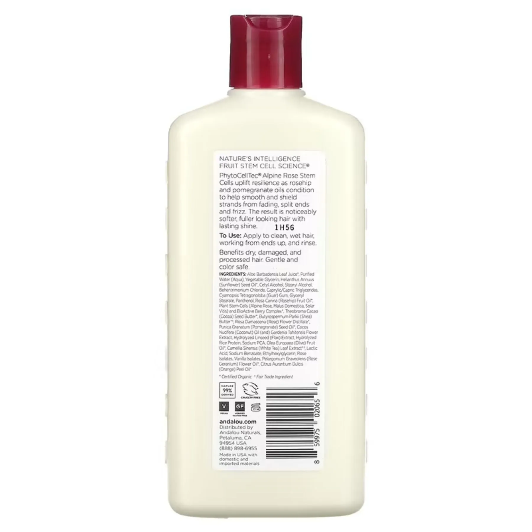 Andalou 1000 Roses Complex Colour Care Conditioner 340ml