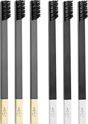 Apriori Slim Soft toothbrush Black 6-pack set