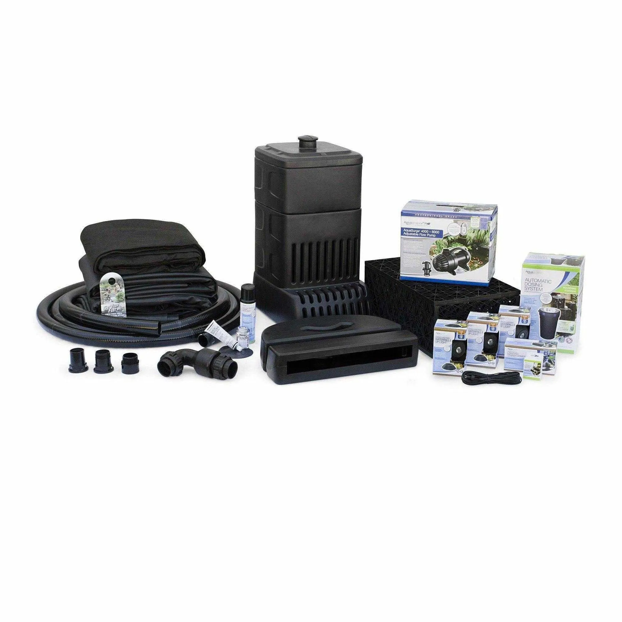 Aquascape Large Pondless Waterfall Kit with 26' Stream with AquaSurgePRO 4000-8000 Pump