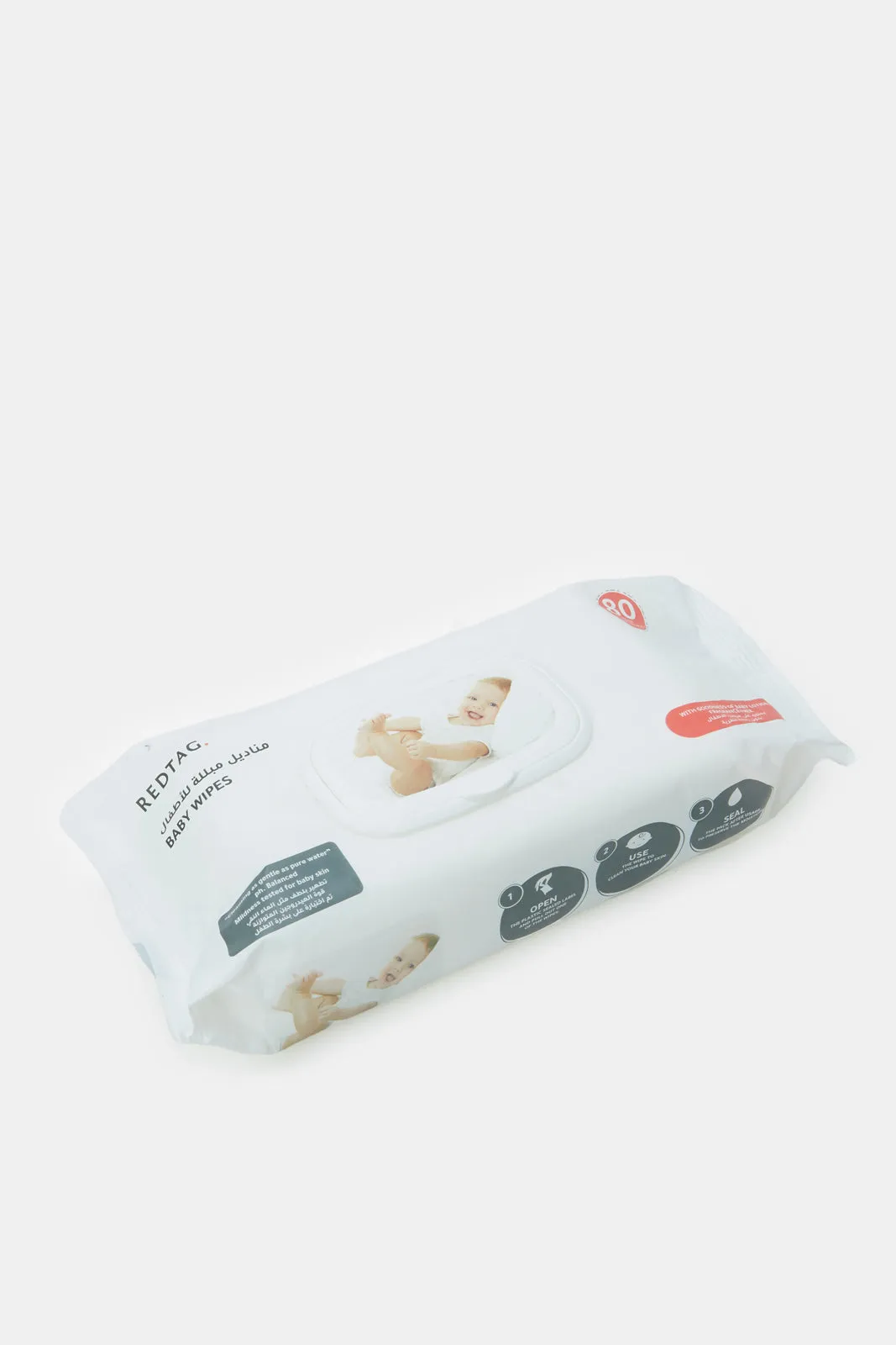 Baby Wipes 80 Sheets With Lid