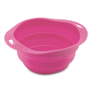 Beco Collapsible Travel Bowl Pink