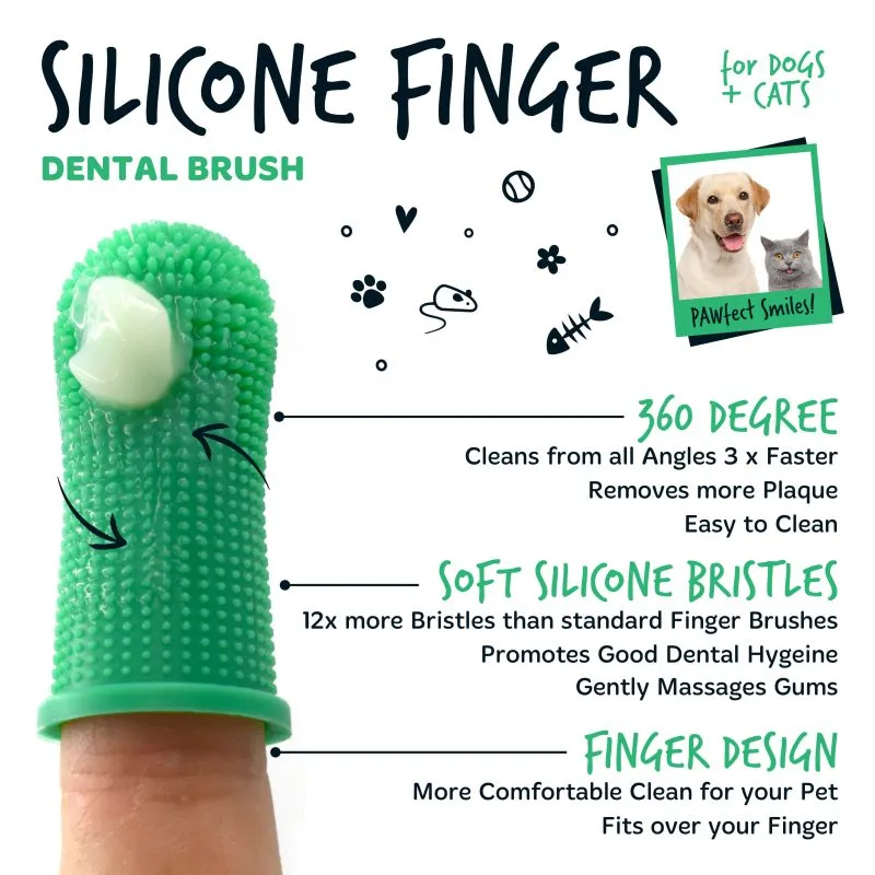 Bugalugs Finger Toothbrush 3pk