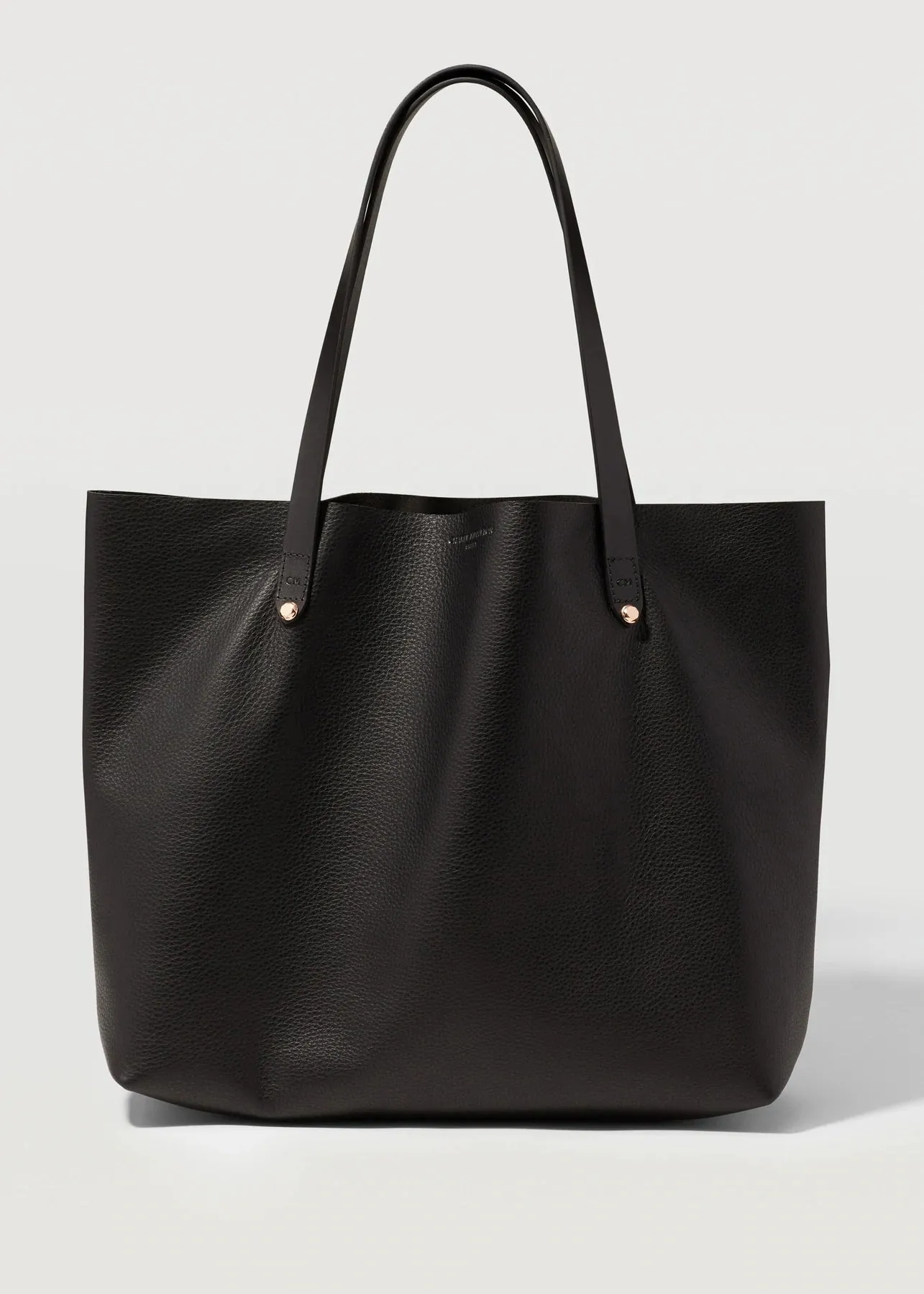 CHARLIE MIDDLETON - BLACK NAPPA BESPOKE TOTE