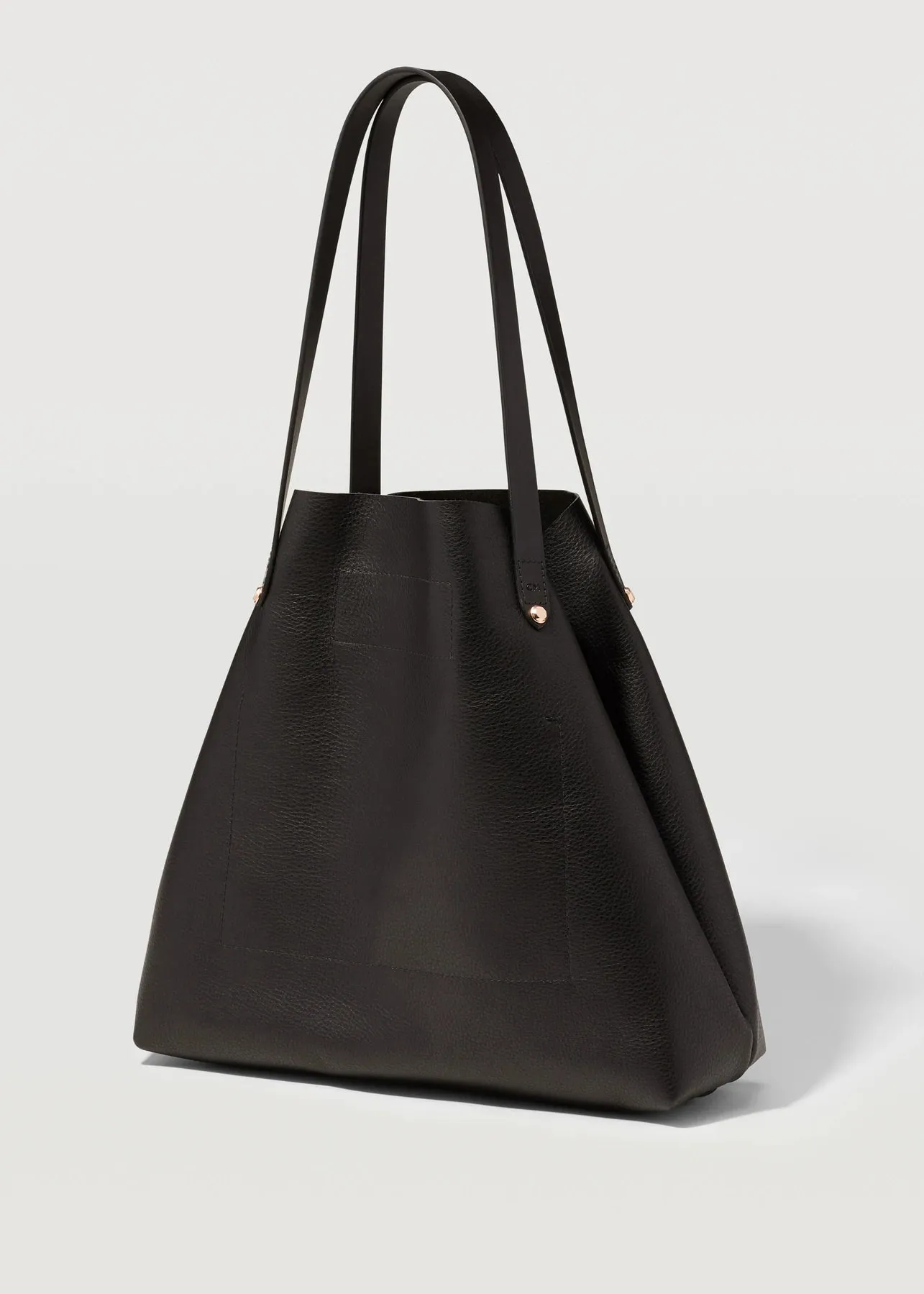 CHARLIE MIDDLETON - BLACK NAPPA BESPOKE TOTE