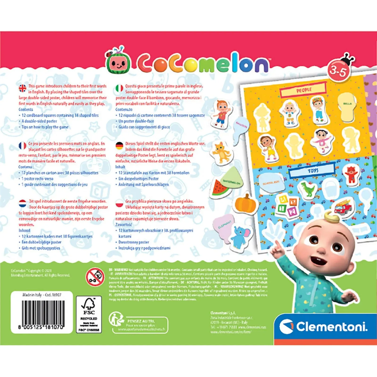 Clementoni CoComelon Educational - My English World