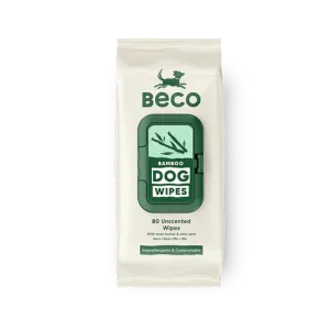 Compostable Bamboo Dog Wipes - Unscented