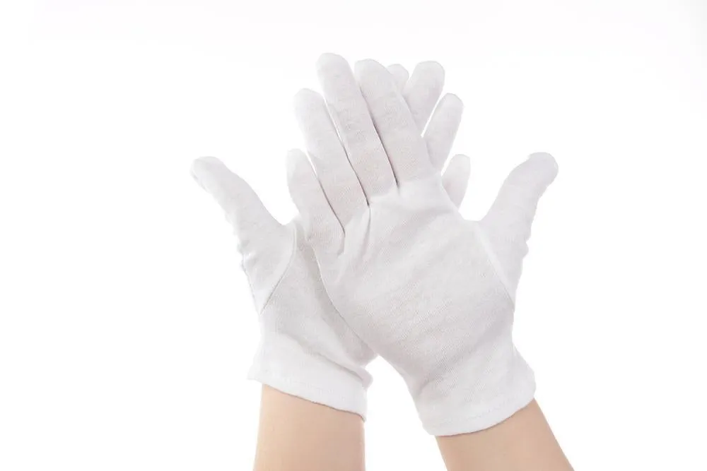 Custom Logo Cotton Gloves Protects From Dust, Pollution And Cold - Washable & Reusable