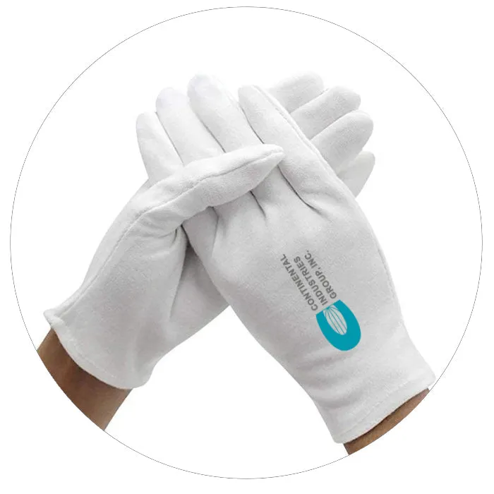 Custom Logo Cotton Gloves Protects From Dust, Pollution And Cold - Washable & Reusable