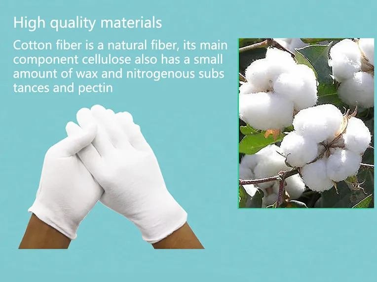 Custom Logo Cotton Gloves Protects From Dust, Pollution And Cold - Washable & Reusable