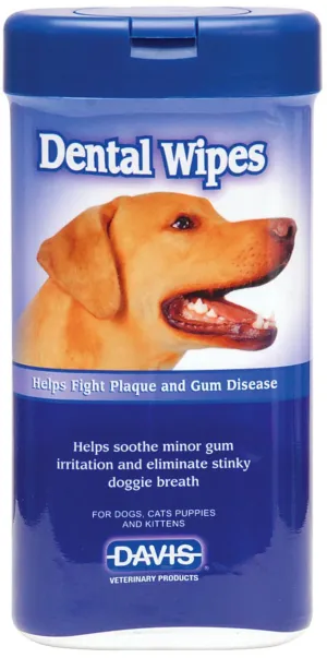 Davis Dental Wipes, 40 count