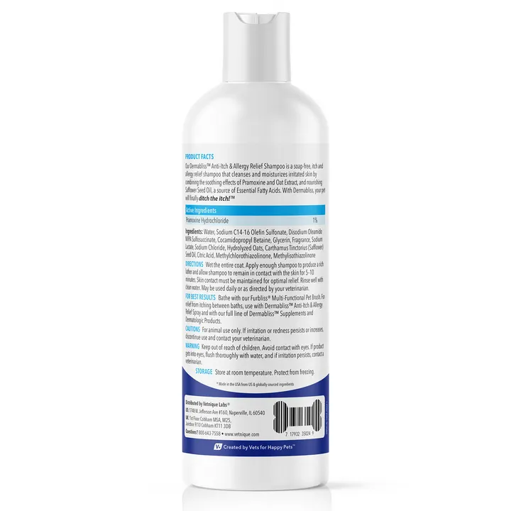 Dermabliss™ Anti-Itch & Allergy Relief Shampoo