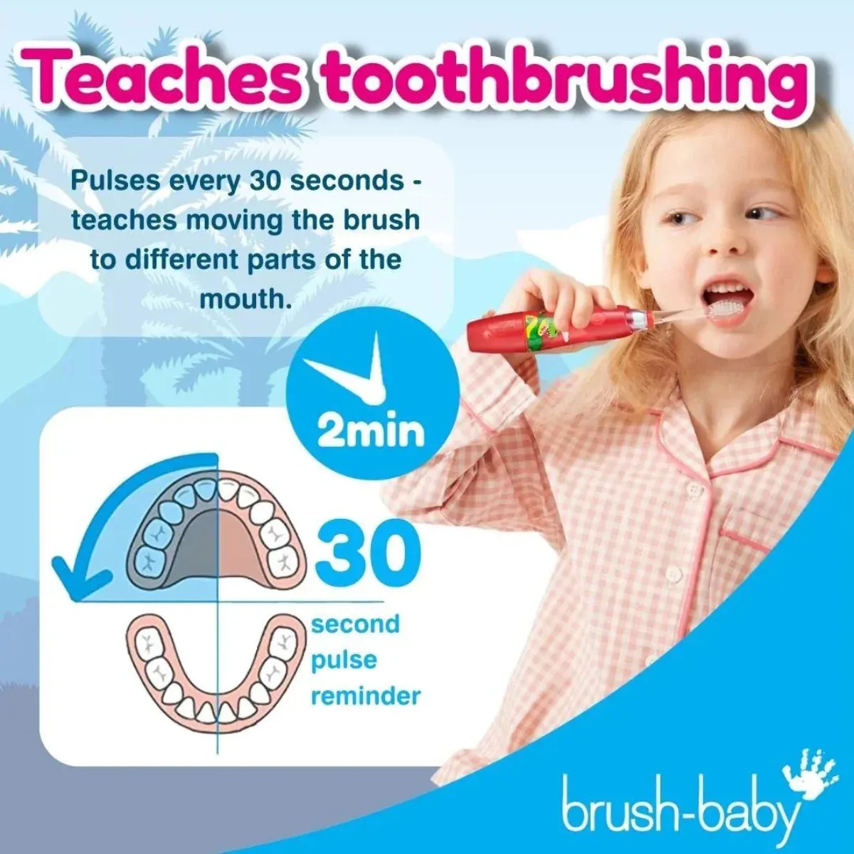 Dinosaur KidzSonic® Kids Electric Toothbrush