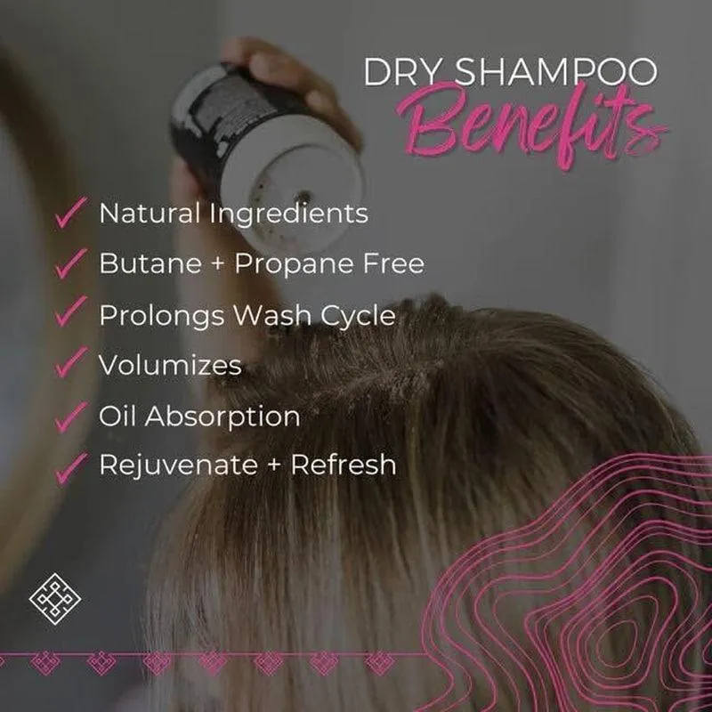 Dry Shampoo Powder, Magnolia and Peony - Fast-Absorbing - Volumizing Shampoo - Dry Shampoo for Oily Hair - Neutralizes Odor - Long-Lasting