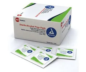 Dynarex Sterile Alcohol Prep Pads