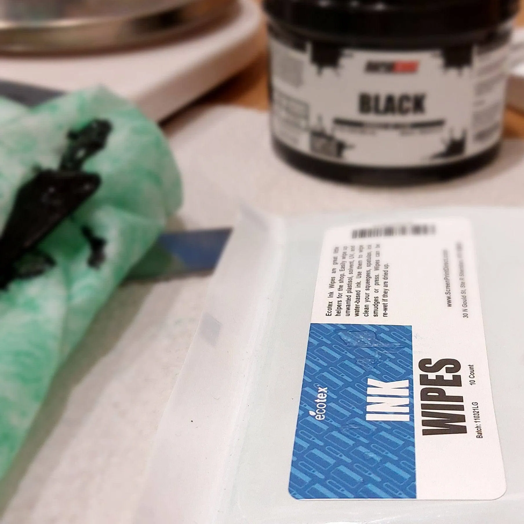 Ecotex® Screen Printing Disposable Ink Wipes