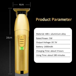 Electric hair trimmer Cordless Shaver Beard Trimmer