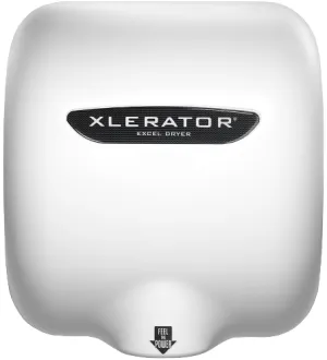 Excel Dryer XLERATOR® XL-BW Hand Dryer - White BMC (Bulk Molded Compound) High Speed Automatic Surface-Mounted