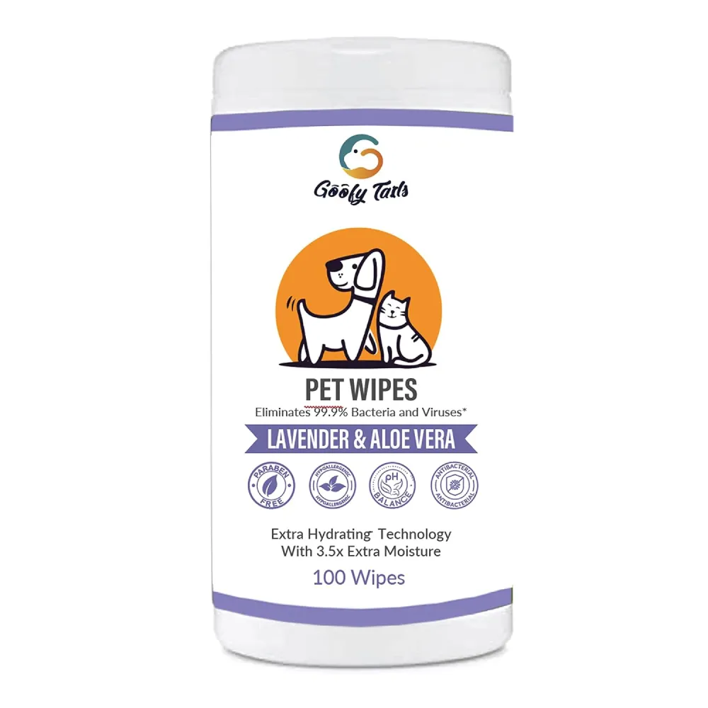 Goofy Tails Wipes for Dogs and Cats