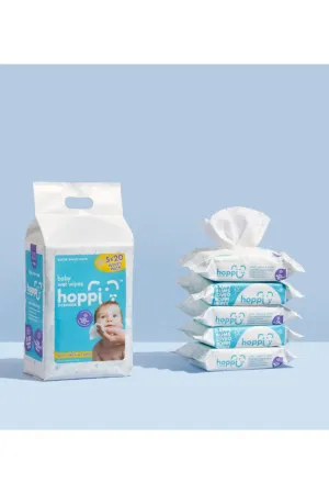 Hoppi Baby Wipes - 20 Pack X 5