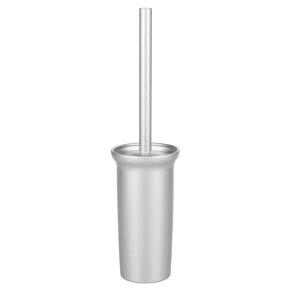 InterDesign Metro Aluminum Toilet Bowl Brush and Canister