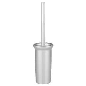 InterDesign Metro Aluminum Toilet Bowl Brush and Canister