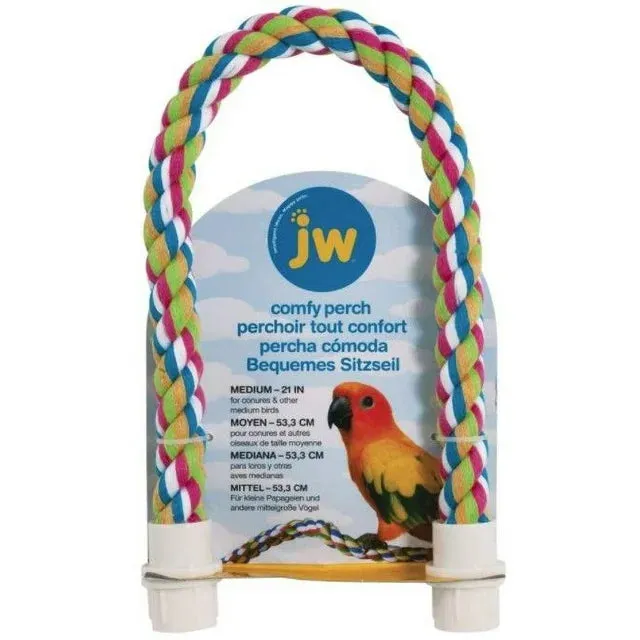 JW Comfy Perch Medium 21 inches Bird Toy