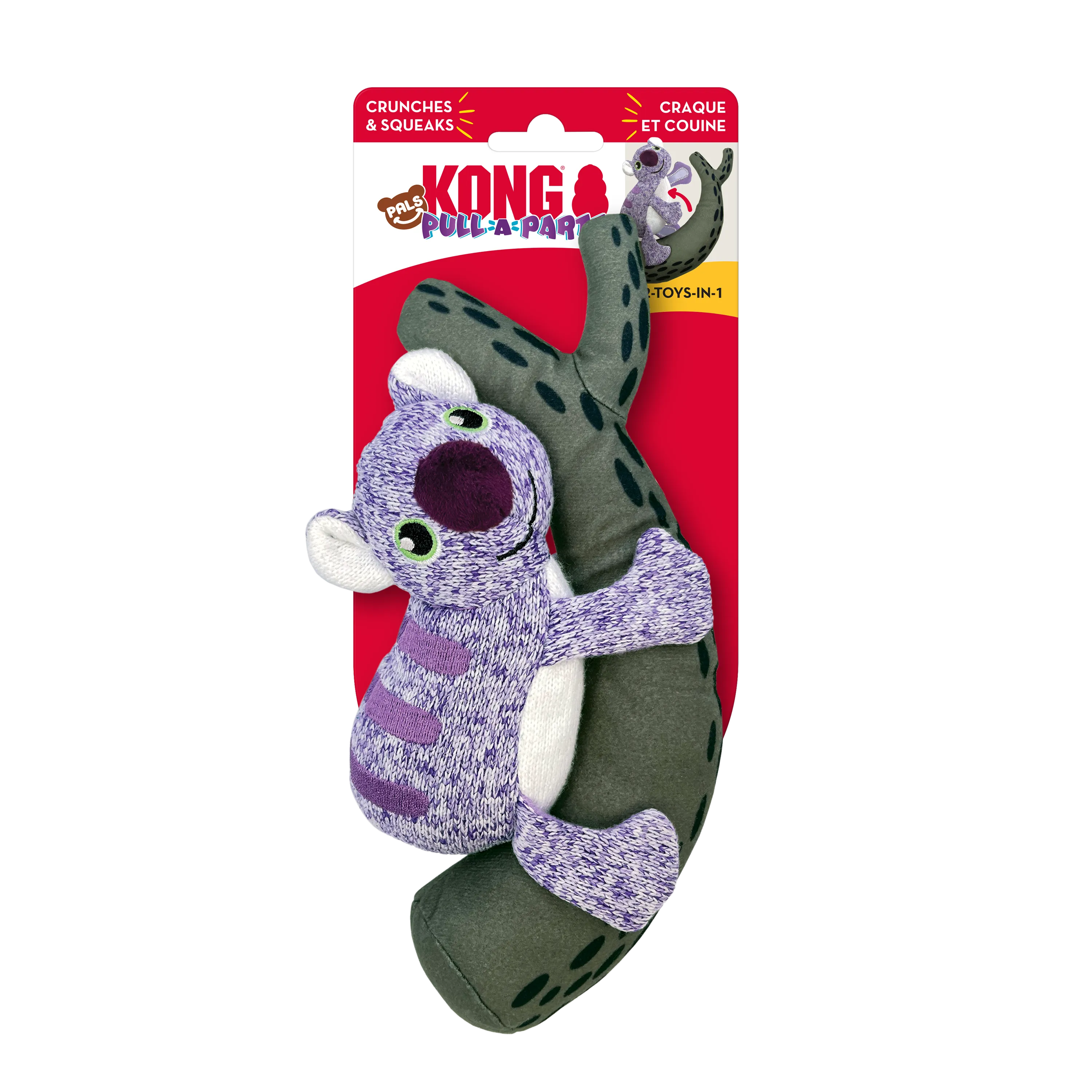 Kong Pull-A-Partz Pals Koala Dog Toy