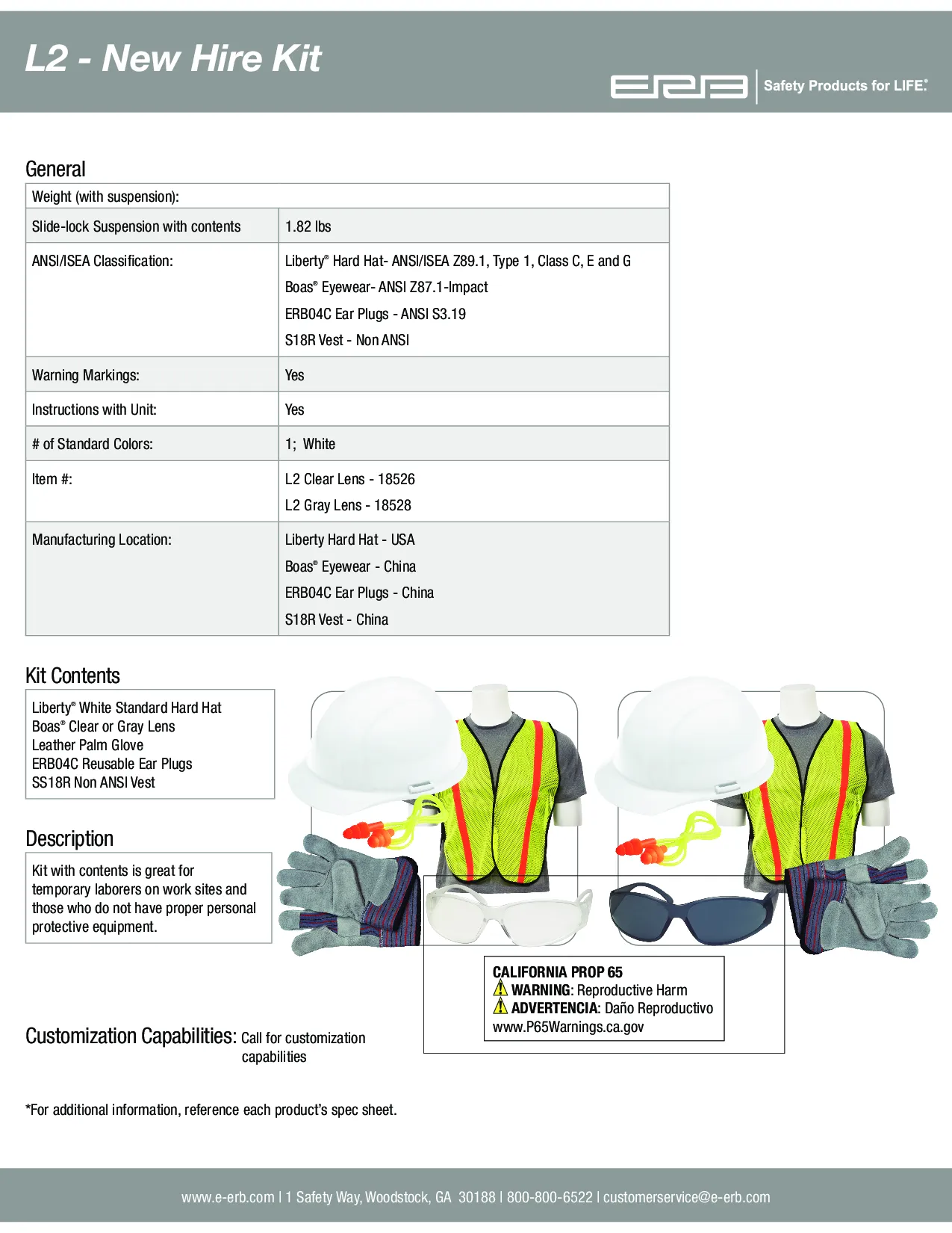 L2 New Hire Kit 1PC