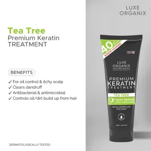 Luxe Organix Premium Keratin Tea Tree Conditioner 250ml