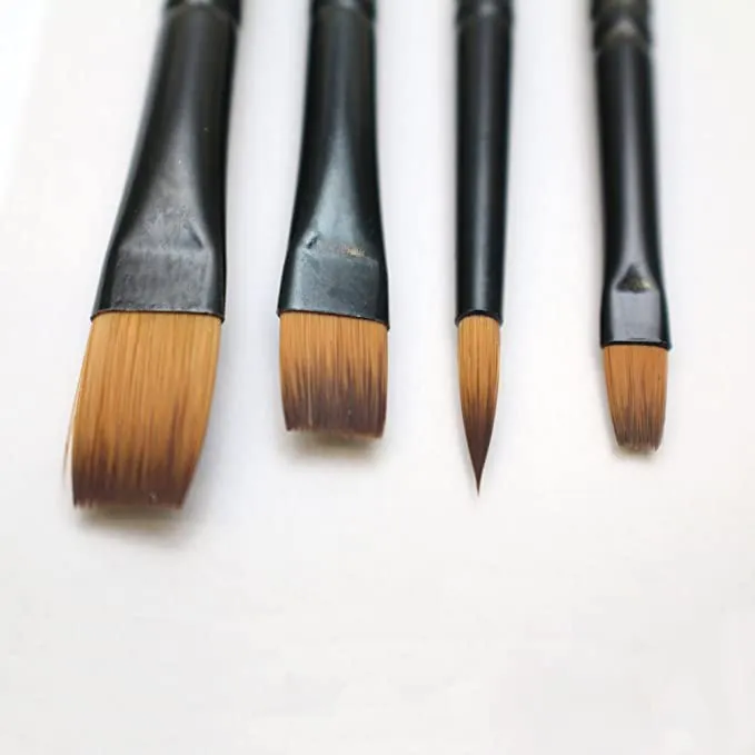 Mont Marte Gallery Series Brush Set Acrylic (4 Pcs) - BMHS0014