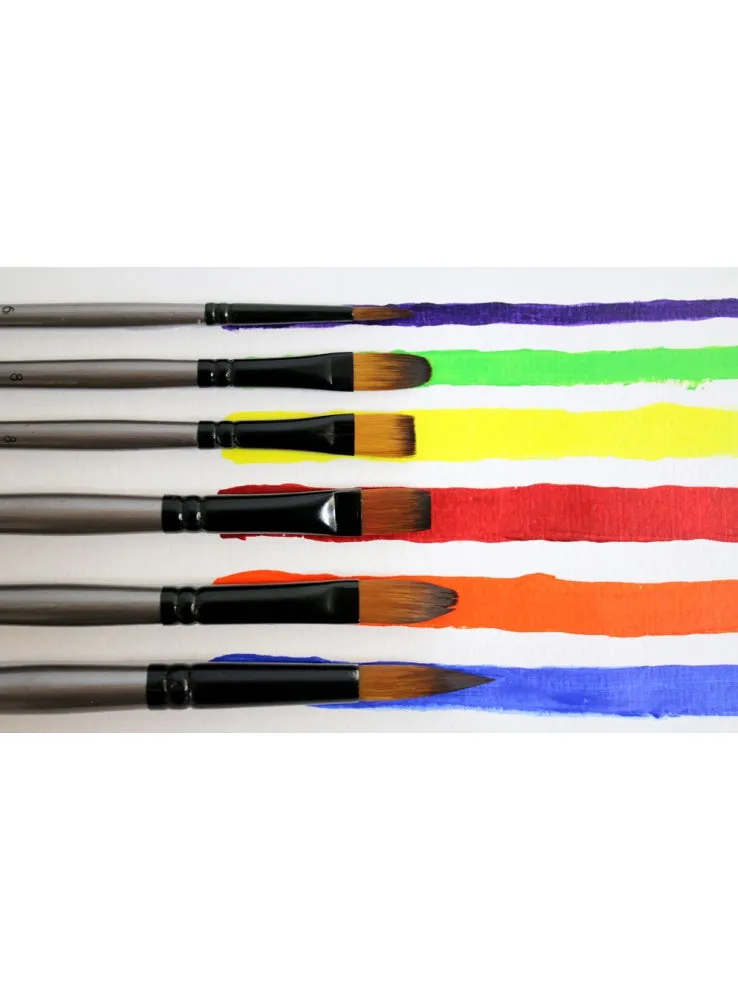 Mont Marte Gallery Series Brush Set Acrylic - (Pack of 4 Pieces)