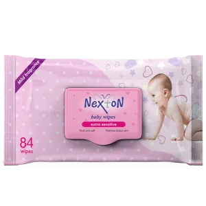 Nexton Baby Wipes Extra Sensitive Alcohol Free 84 pcs pack