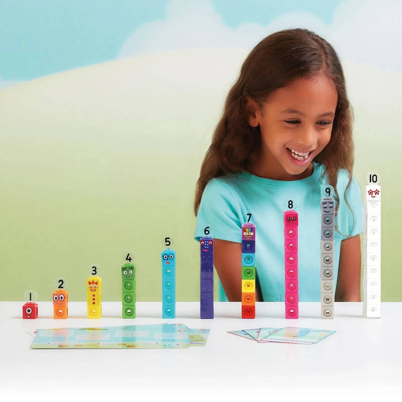 Numberblocks Mathlink Cubes Numberblocks 1-10 Set