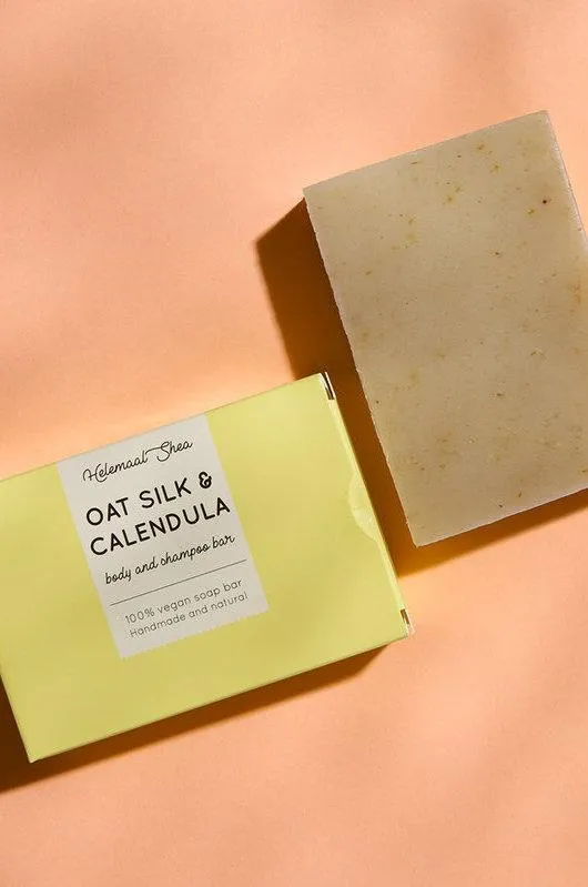 Oat silk & calendula body and shampoo bar