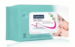 Optimal Wipes Moisturing With Lid x 72