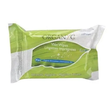 Organyc Intimate Hygiene Wet Wipes