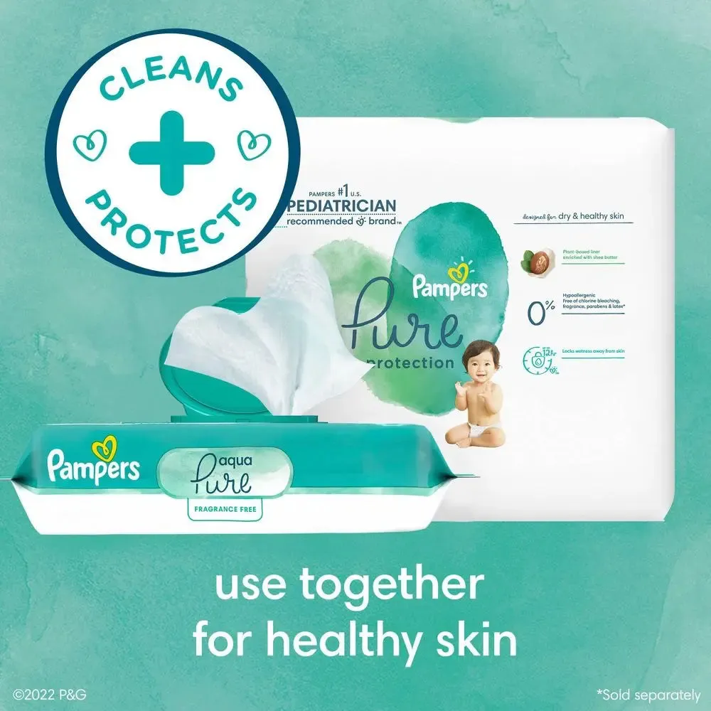 Pampers Baby Wipes - Aqua Pure - 896ct