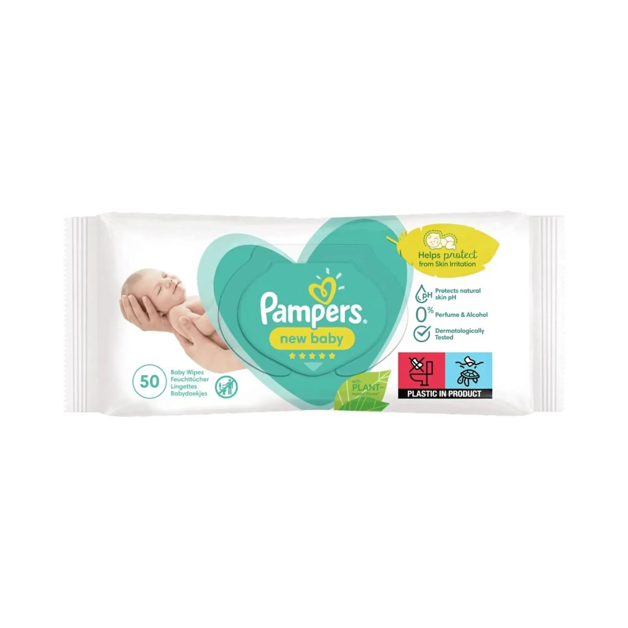 Pampers New Baby Sensitive Baby Wipes 50 Pack