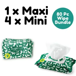 Pet Wipe Bundle (80 Wipes)