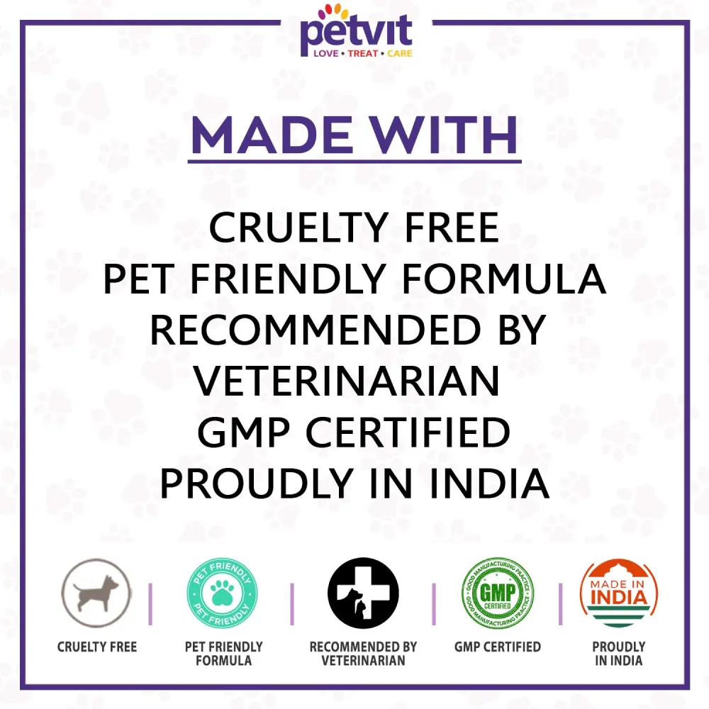 Petvit Eye Tear Stain Remover Wipes for Dogs and Cats